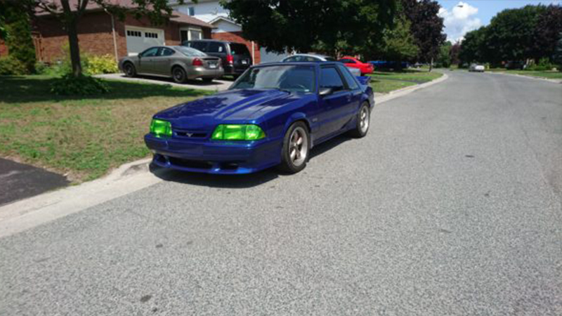 1989 Saleen Clone Foxbody Mustang in Sonic Blue - The ...